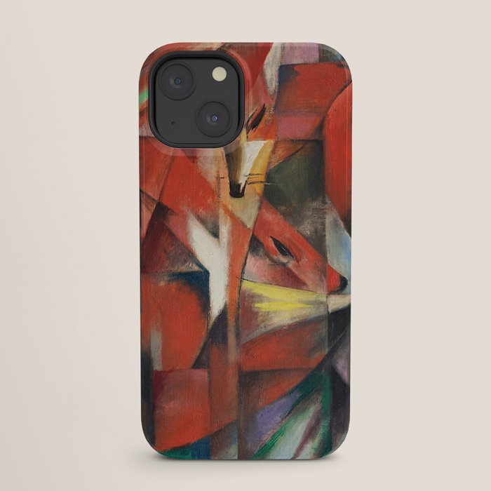"The Foxes" by Franz Marc, 1913 iPhone Case