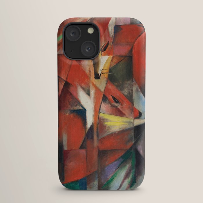 "The Foxes" by Franz Marc, 1913 iPhone Case