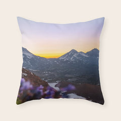3 Sisters Sunset Throw Pillow
