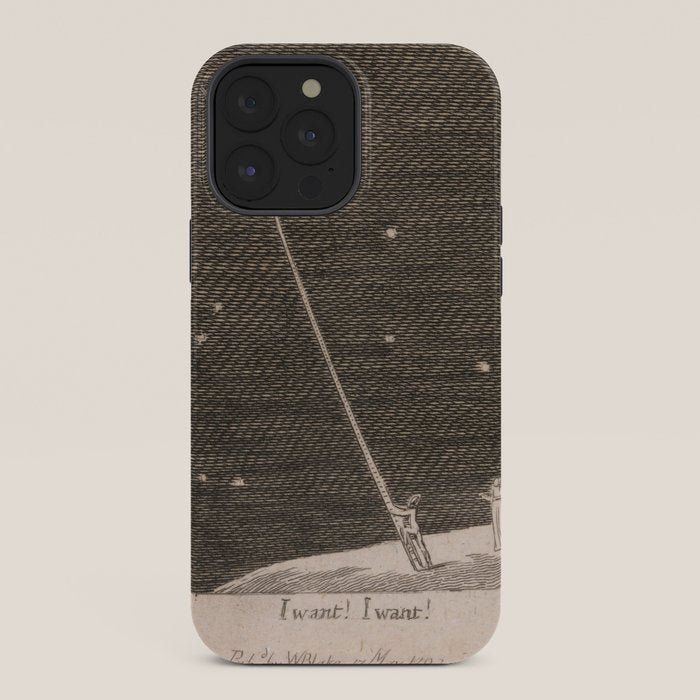 "I Want! I Want!" by William Blake (1793) iPhone Case