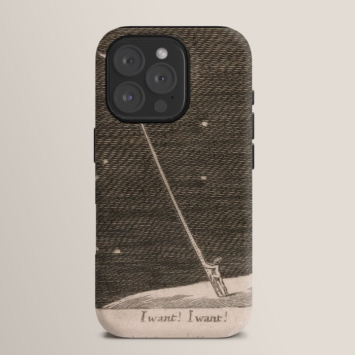 "I Want! I Want!" by William Blake (1793) iPhone Case