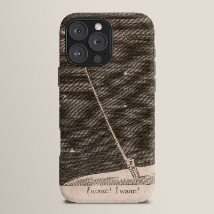 "I Want! I Want!" by William Blake (1793) iPhone Case