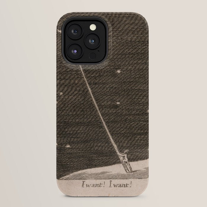 "I Want! I Want!" by William Blake (1793) iPhone Case