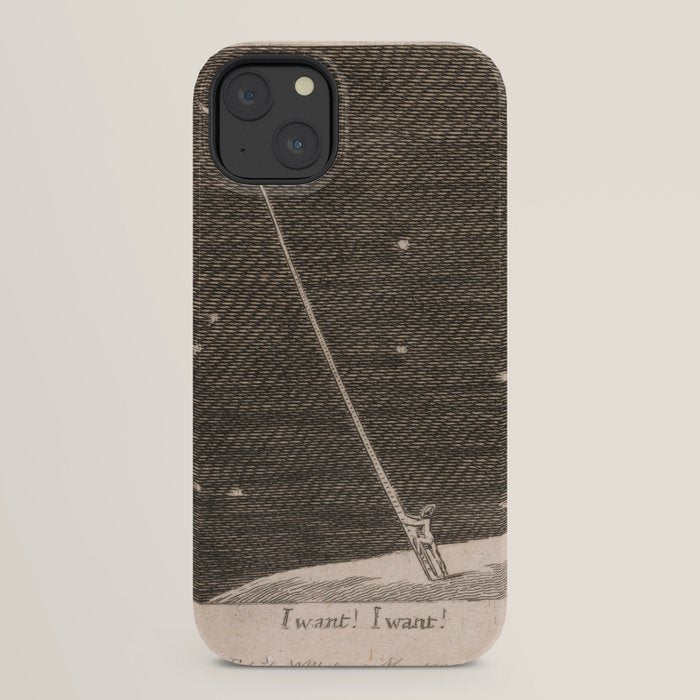 "I Want! I Want!" by William Blake (1793) iPhone Case