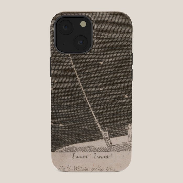 "I Want! I Want!" by William Blake (1793) iPhone Case