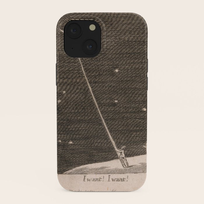 "I Want! I Want!" by William Blake (1793) iPhone Case