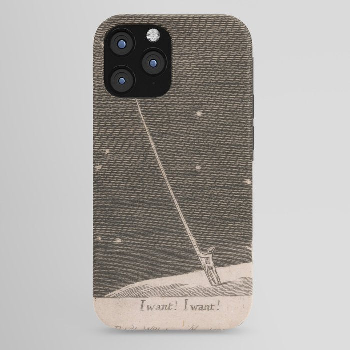 "I Want! I Want!" by William Blake (1793) iPhone Case