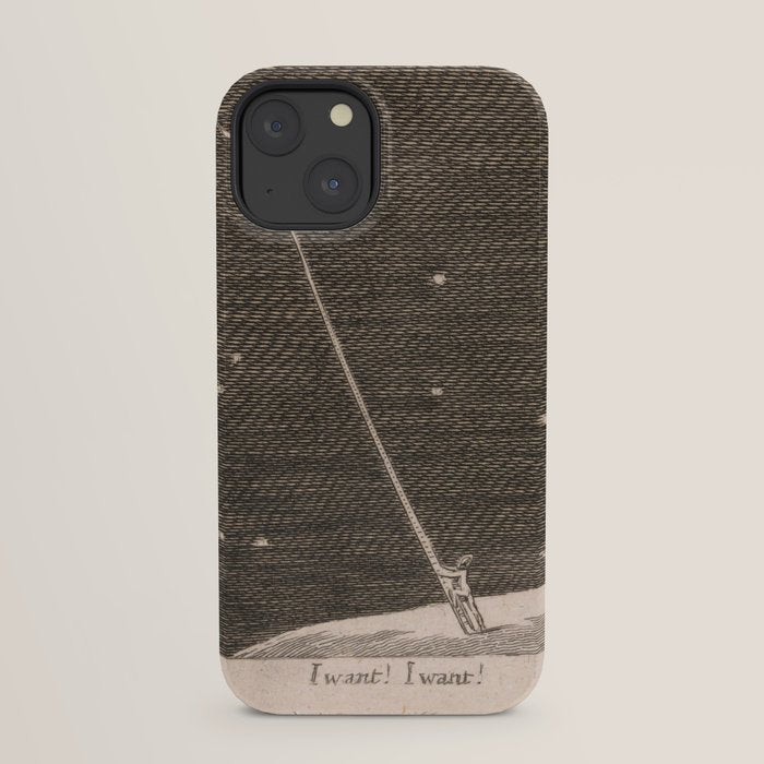 "I Want! I Want!" by William Blake (1793) iPhone Case