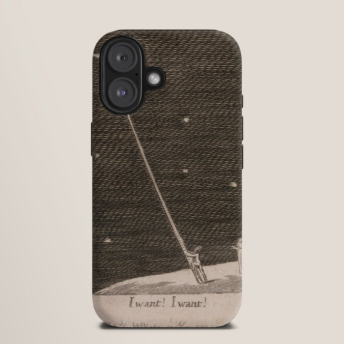 "I Want! I Want!" by William Blake (1793) iPhone Case