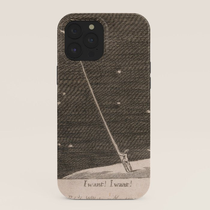 "I Want! I Want!" by William Blake (1793) iPhone Case