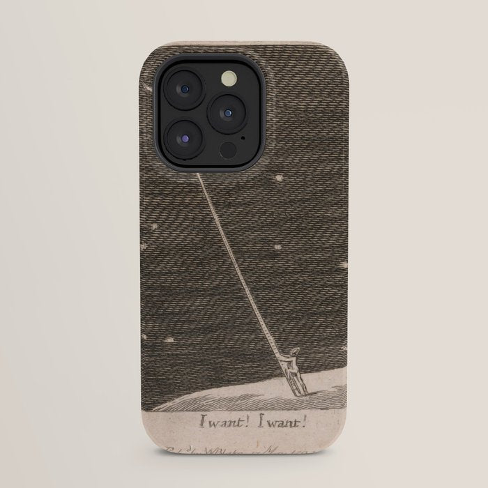"I Want! I Want!" by William Blake (1793) iPhone Case