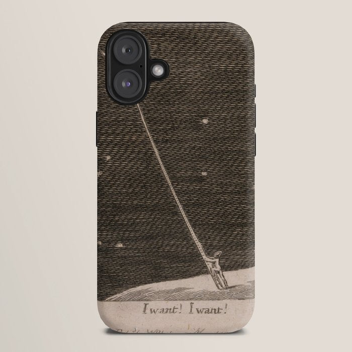 "I Want! I Want!" by William Blake (1793) iPhone Case