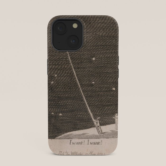 "I Want! I Want!" by William Blake (1793) iPhone Case