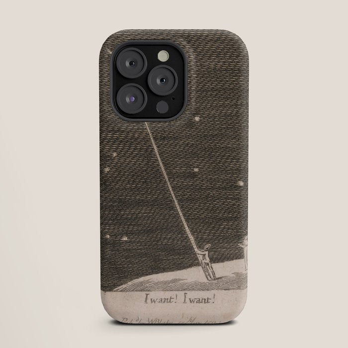 "I Want! I Want!" by William Blake (1793) iPhone Case