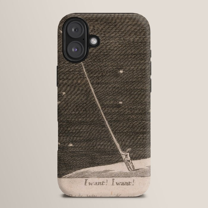 "I Want! I Want!" by William Blake (1793) iPhone Case