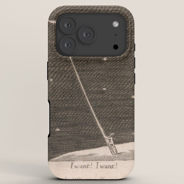 "I Want! I Want!" by William Blake (1793) iPhone Case