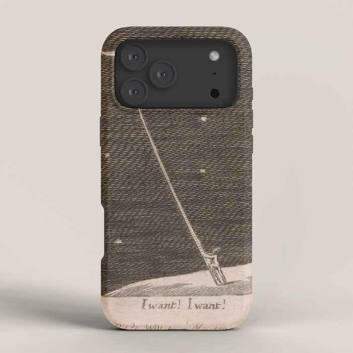 "I Want! I Want!" by William Blake (1793) iPhone Case