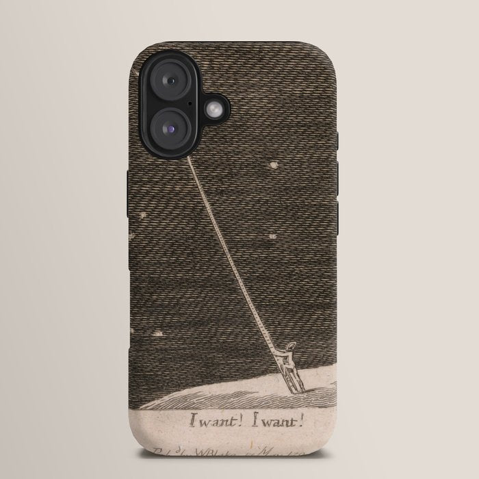 "I Want! I Want!" by William Blake (1793) iPhone Case