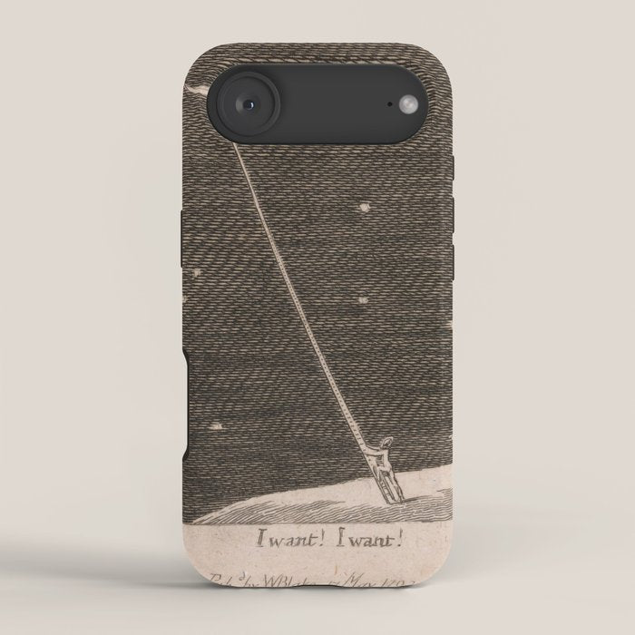 "I Want! I Want!" by William Blake (1793) iPhone Case