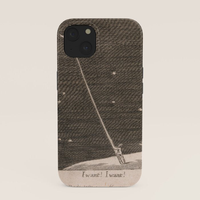 "I Want! I Want!" by William Blake (1793) iPhone Case