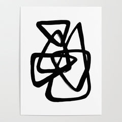 A Family Of Five White Background Poster