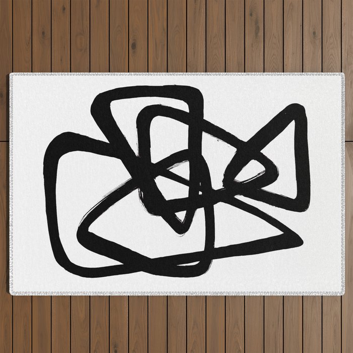 A Family Of Five White Background Outdoor Rug
