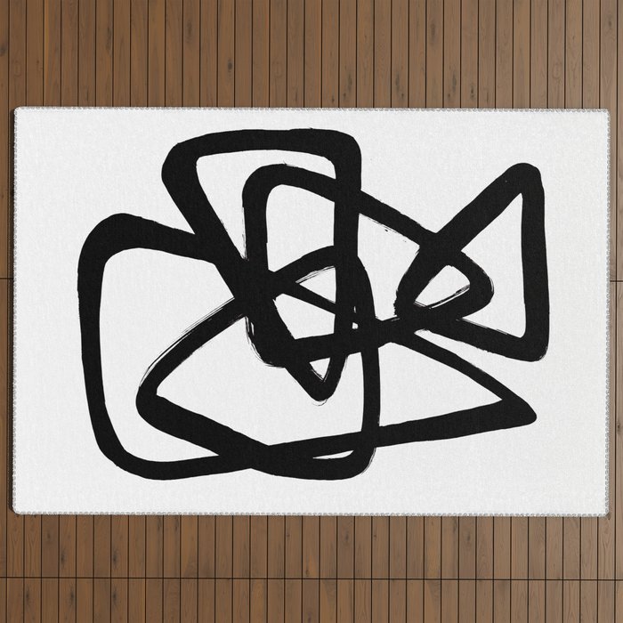 A Family Of Five White Background Outdoor Rug