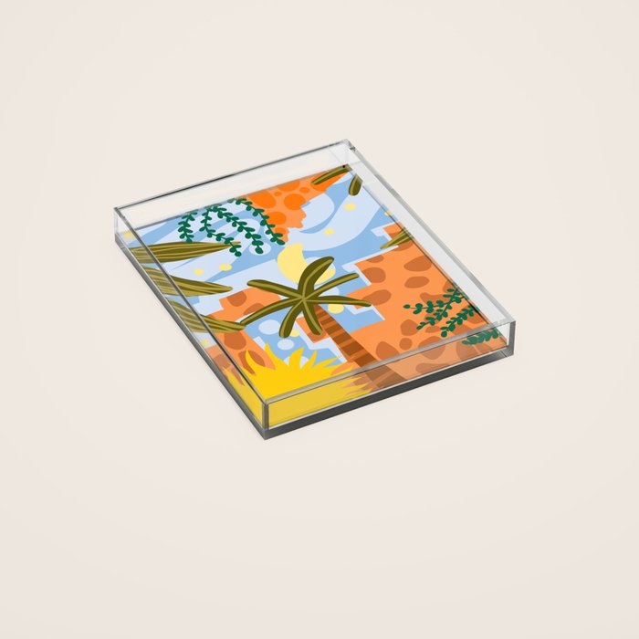 A Beautiful Day Begins With A Beautiful Mindset Acrylic Tray