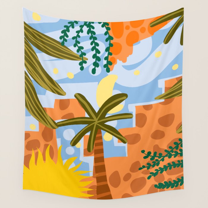 A Beautiful Day Begins With A Beautiful Mindset Wall Tapestry