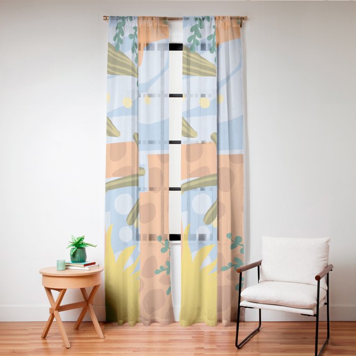 A Beautiful Day Begins With A Beautiful Mindset Window Curtain