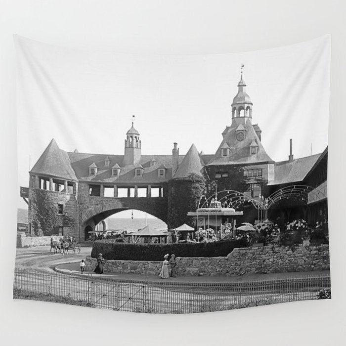 1890 Narragansett Towers & Casino, Narragansett, Rhode Island Wall Tapestry