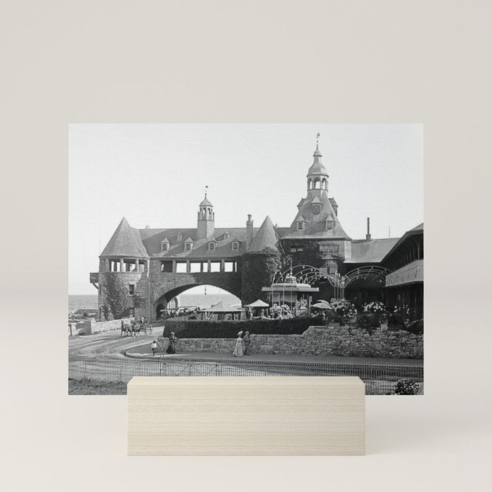 1890 Narragansett Towers & Casino, Narragansett, Rhode Island Mini Art Print