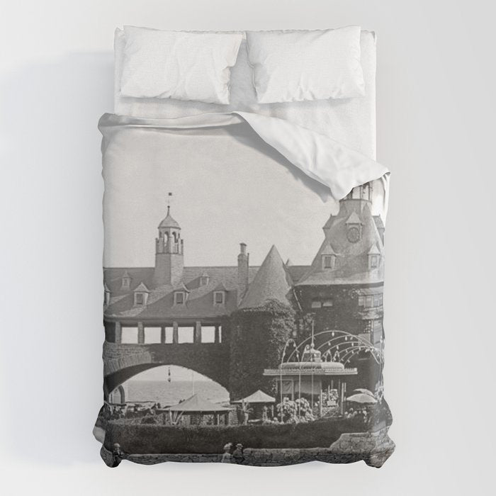 1890 Narragansett Towers & Casino, Narragansett, Rhode Island Duvet Cover