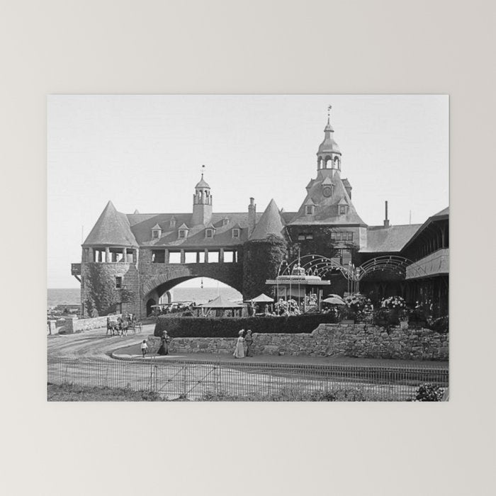 1890 Narragansett Towers & Casino, Narragansett, Rhode Island Mini Art Print