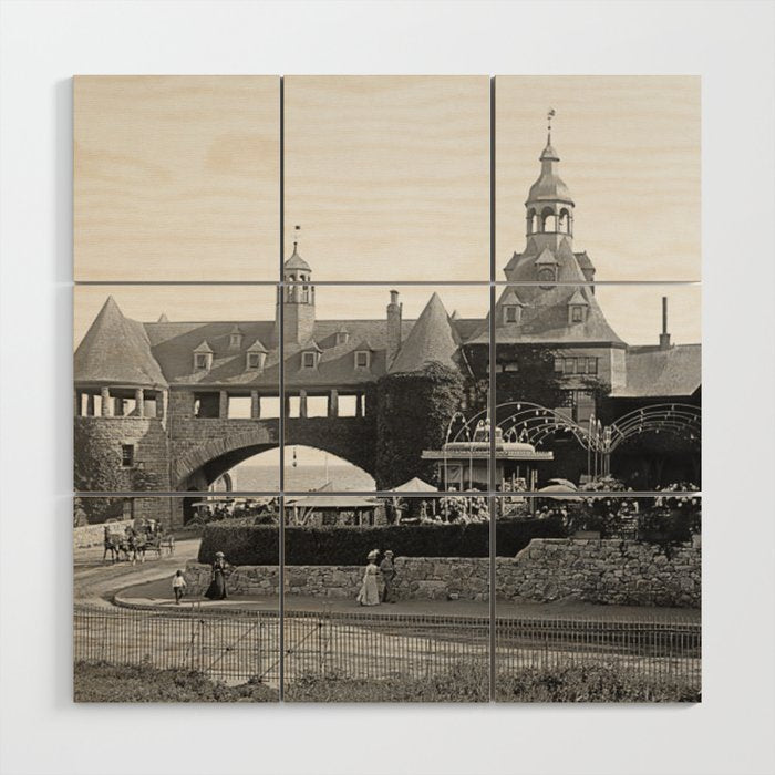 1890 Narragansett Towers & Casino, Narragansett, Rhode Island Wood Wall Art