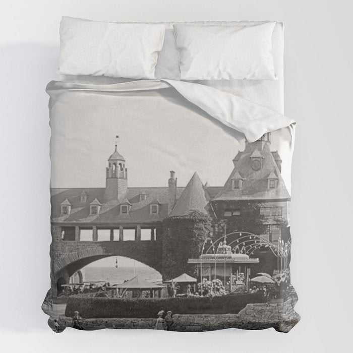 1890 Narragansett Towers & Casino, Narragansett, Rhode Island Duvet Cover