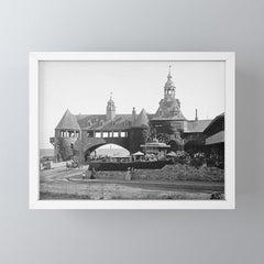 1890 Narragansett Towers & Casino, Narragansett, Rhode Island Mini Art Print