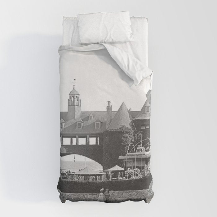 1890 Narragansett Towers & Casino, Narragansett, Rhode Island Duvet Cover