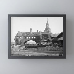 1890 Narragansett Towers & Casino, Narragansett, Rhode Island Mini Art Print