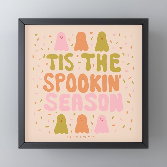 Tis the Spookin Season Mini Art Print