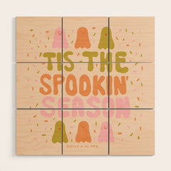 Tis the Spookin Season Wood Wall Art
