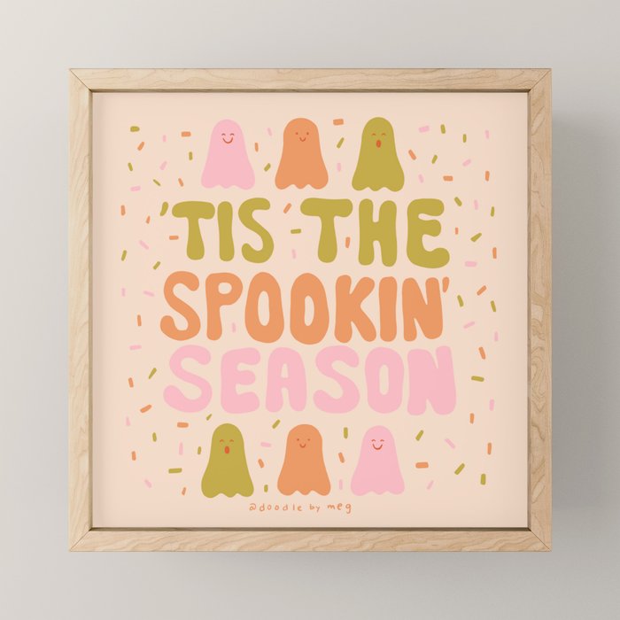 Tis the Spookin Season Mini Art Print