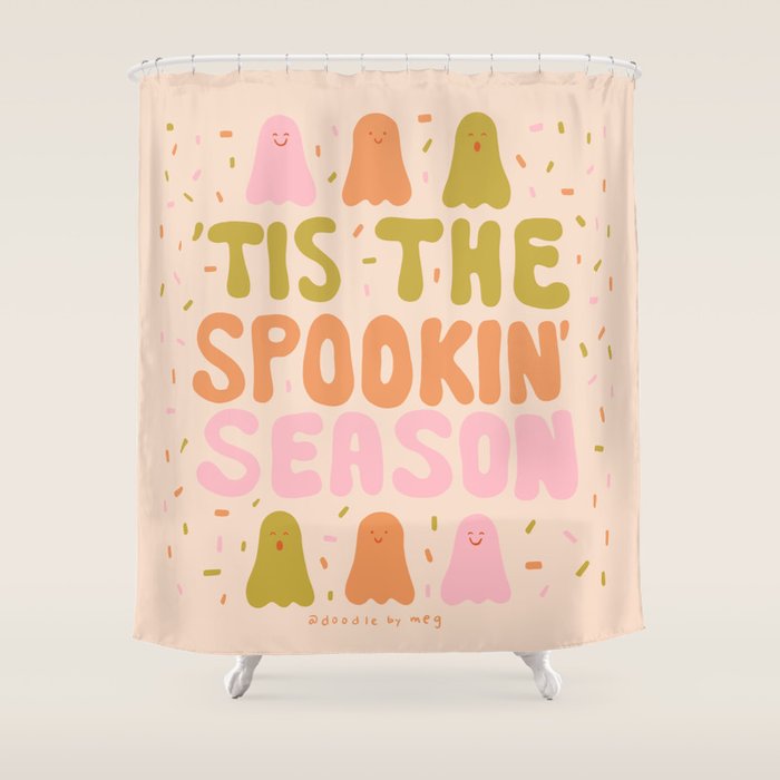Tis the Spookin Season Shower Curtain