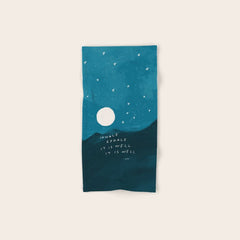 "Inhale Exhale It is Well It Is Well" Bath Towel