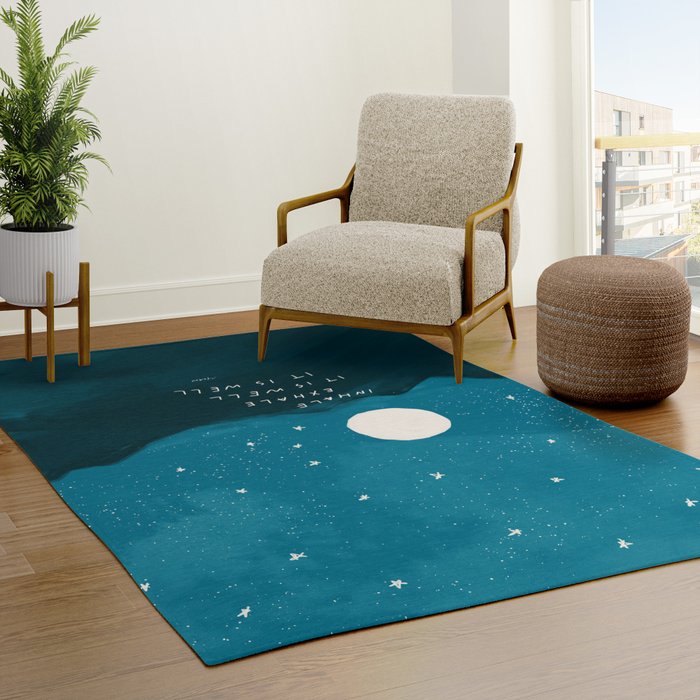"Inhale Exhale It is Well It Is Well" Rug