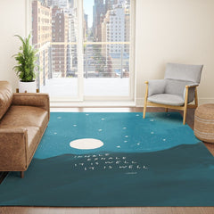"Inhale Exhale It is Well It Is Well" Rug