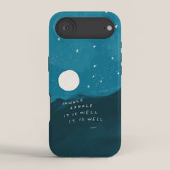 "Inhale Exhale It is Well It Is Well" iPhone Case