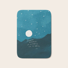 "Inhale Exhale It is Well It Is Well" Bath Mat