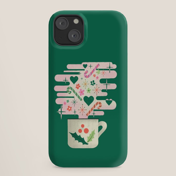 A Cup of Cheer - Warm Wishes Festive Holiday Mug iPhone Case