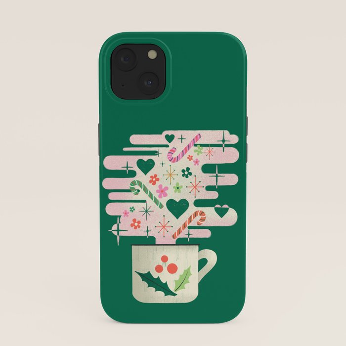 A Cup of Cheer - Warm Wishes Festive Holiday Mug iPhone Case